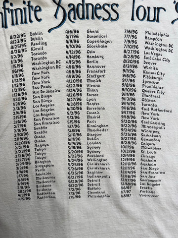 90's THE SMASHING PUNPKINS「INFINITE SADNESS TOUR」バンドTシャツ