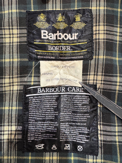 90’s Barbour「BORDER」オイルドジャケット