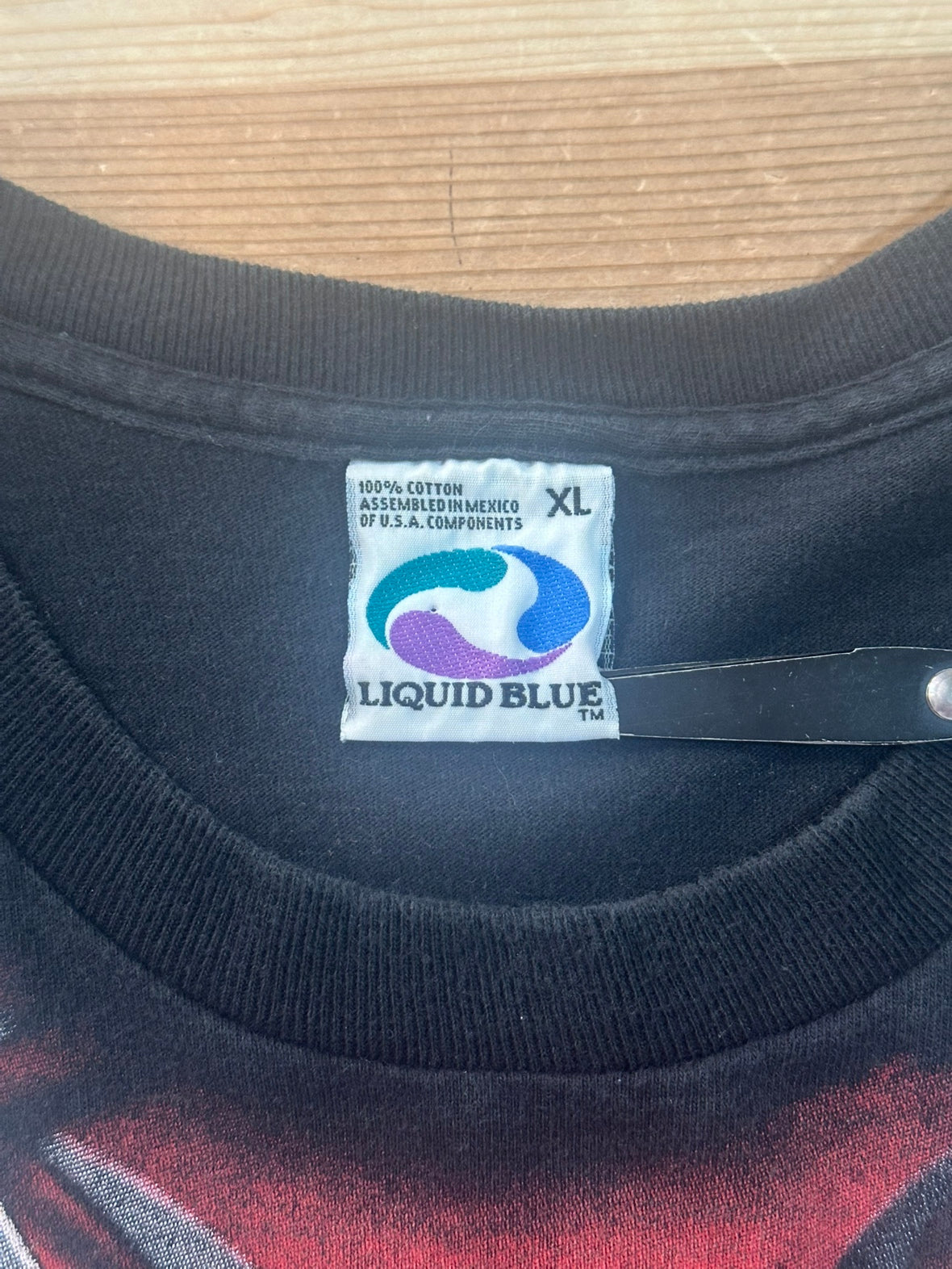 90's LIQUID BLUE 「Skuull」スカルTシャツ