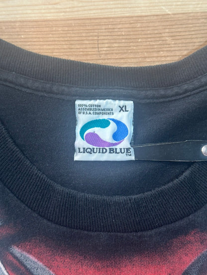90's LIQUID BLUE 「Skuull」スカルTシャツ