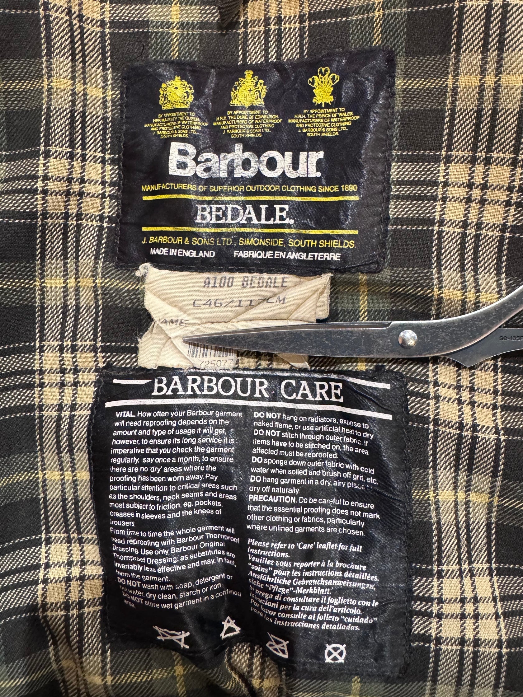 90’s Barbour「BEDALE」オイルドジャケット