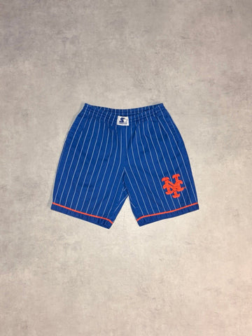 90's STARTER「MLB New York Mets」ストライプショーツ