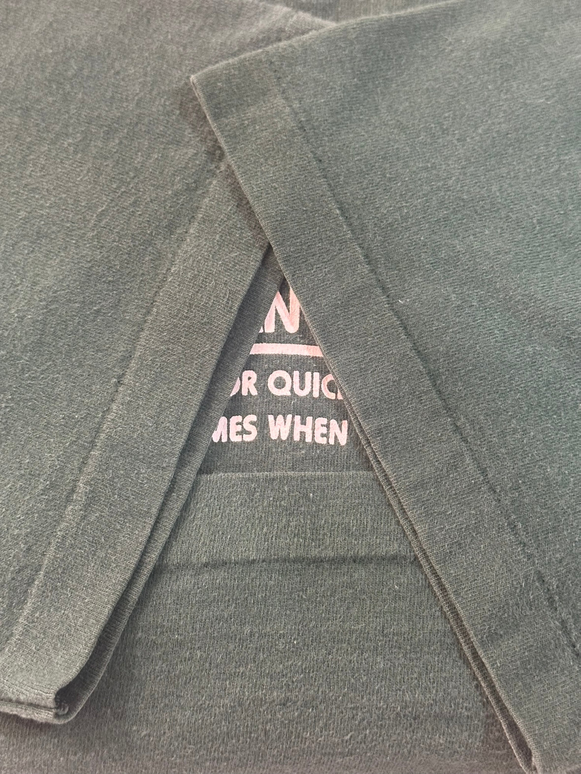 90's 「15 REASONS」メッセージTシャツ