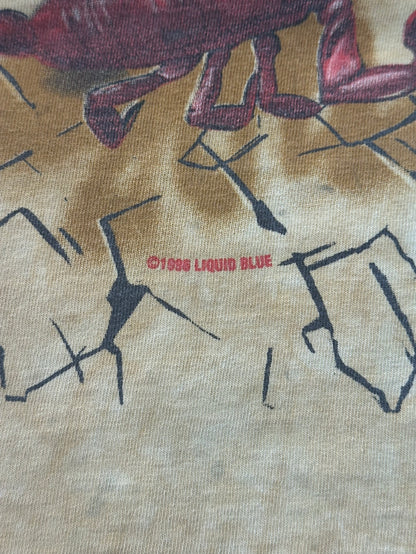90's LIQUID BULE「AOP」プリントTシャツ