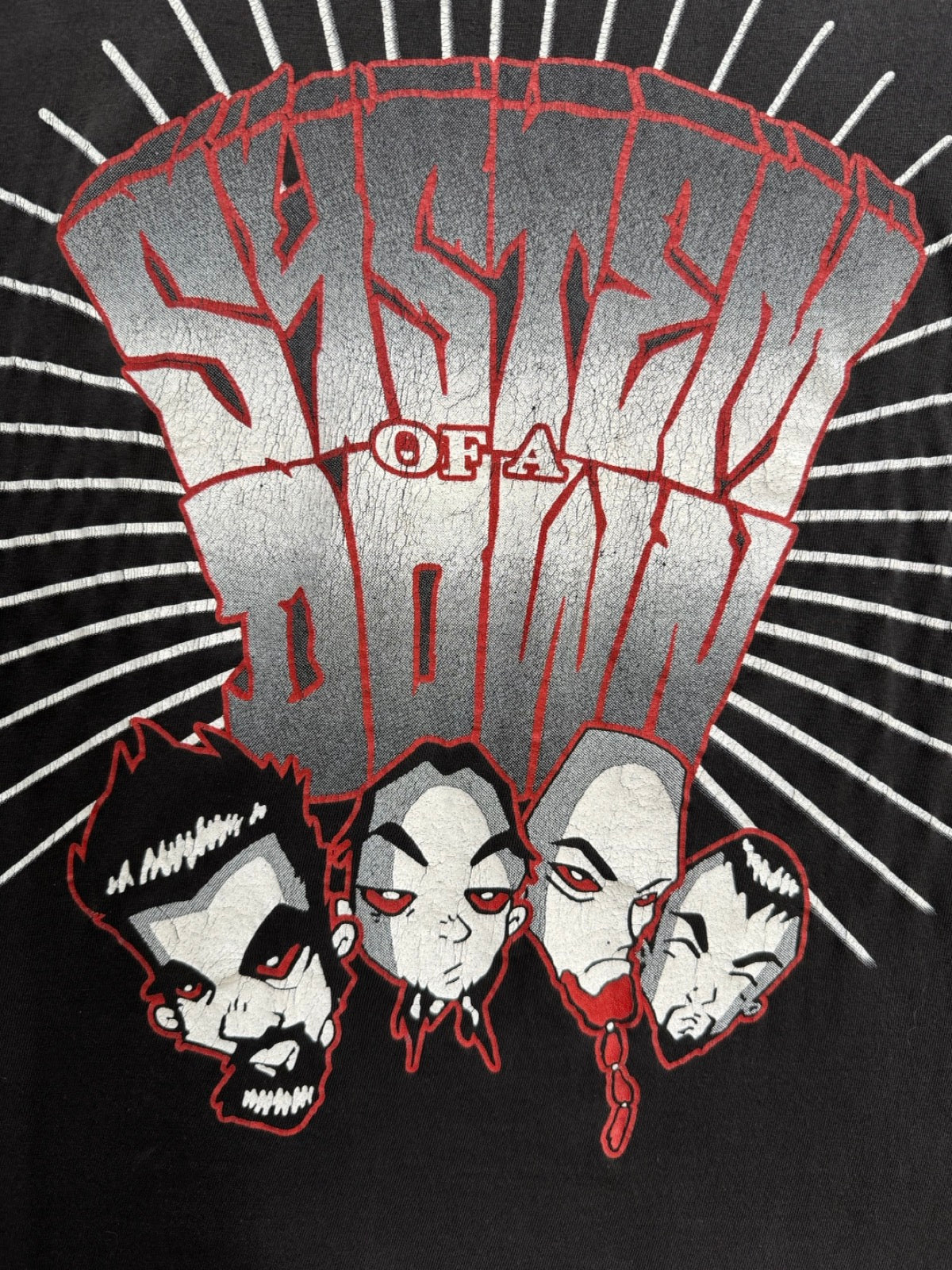 00's SYSTEM OF A DOWN「CARTOON」バンドTシャツ