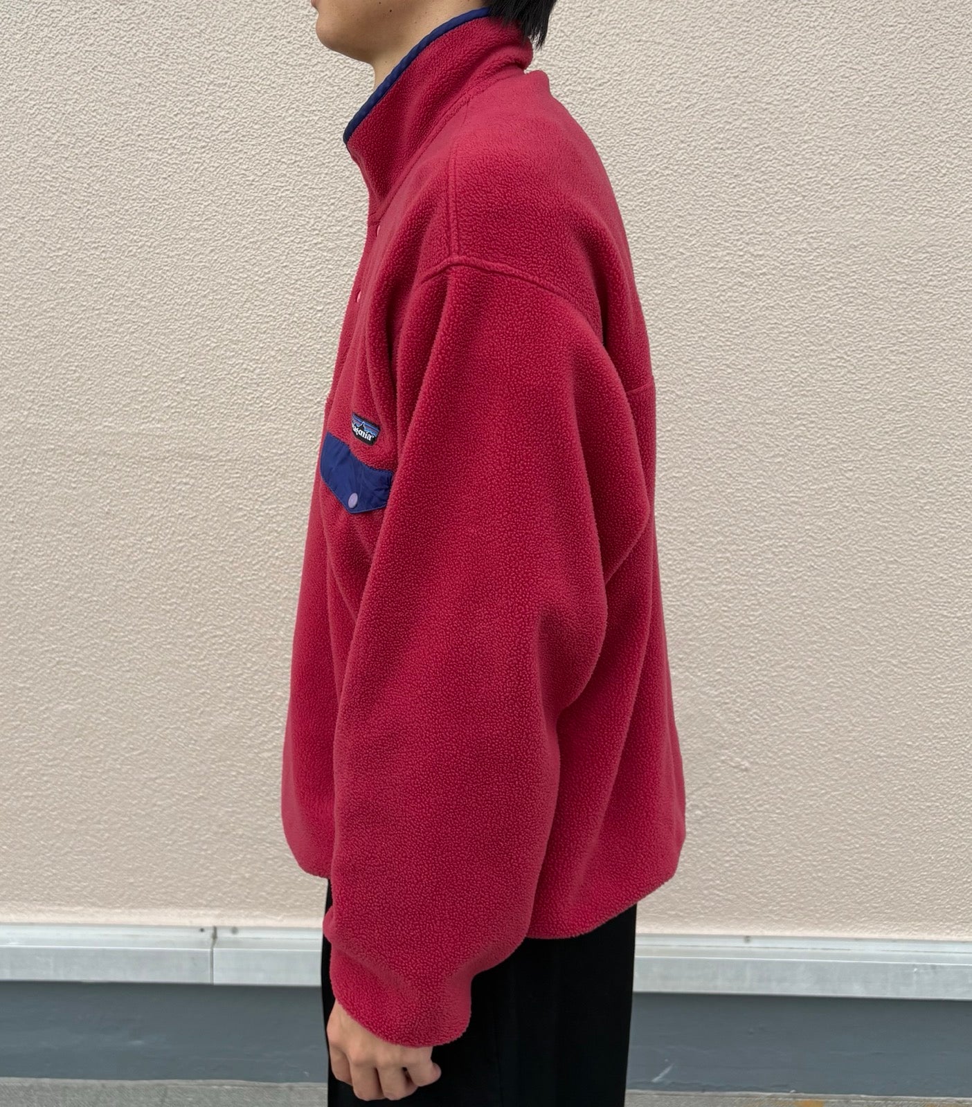 patagonia / SYNCHILLA/フリースプルオーバー/トップス/XS/ポリエステル/RED/25735F4// 90's PATAGONIA「SYNCHILLA Snap-T」フリースプルオーバー – FUJI STORE