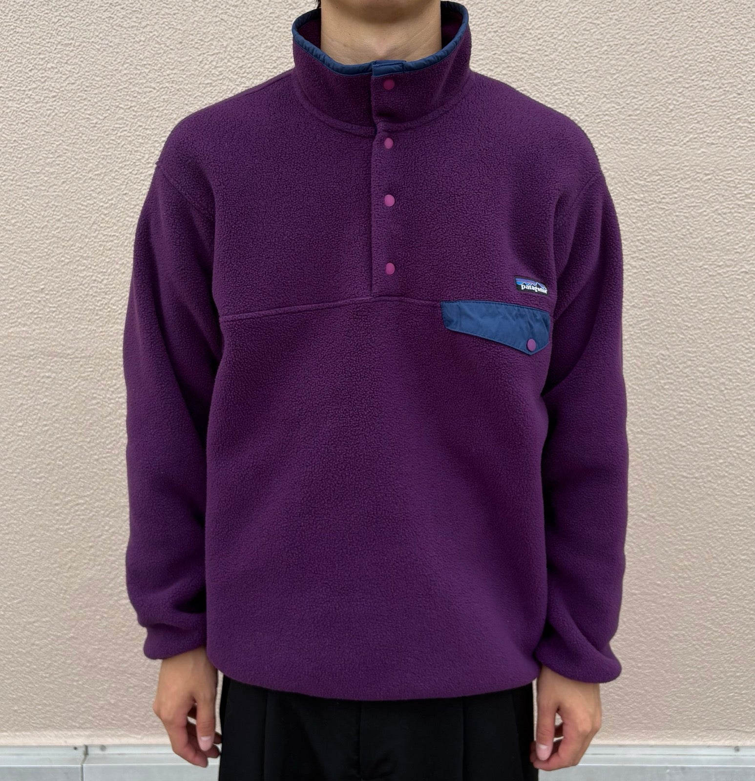 90's PATAGONIA「SYNCHILLA Snap-T」フリースプルオーバー