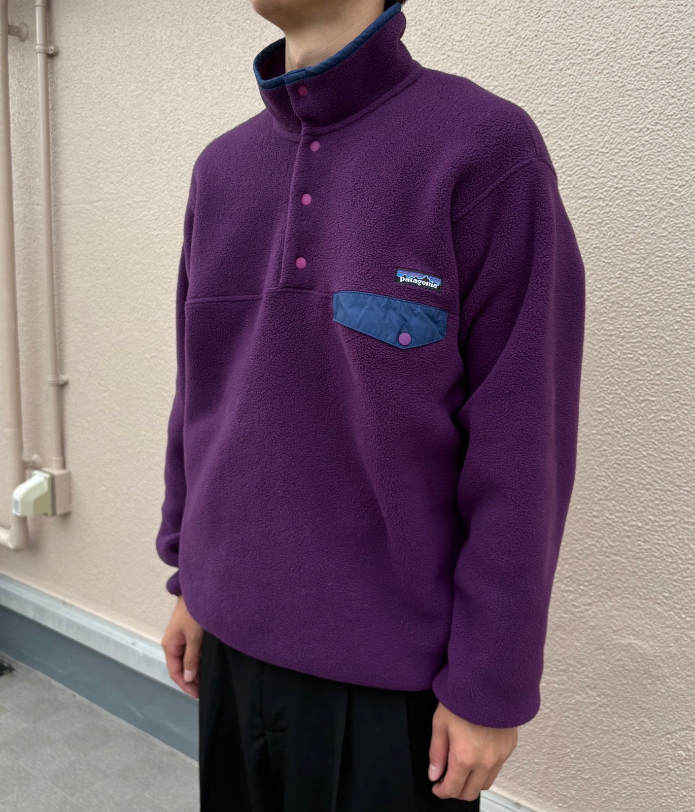 90's PATAGONIA「SYNCHILLA Snap-T」フリースプルオーバー