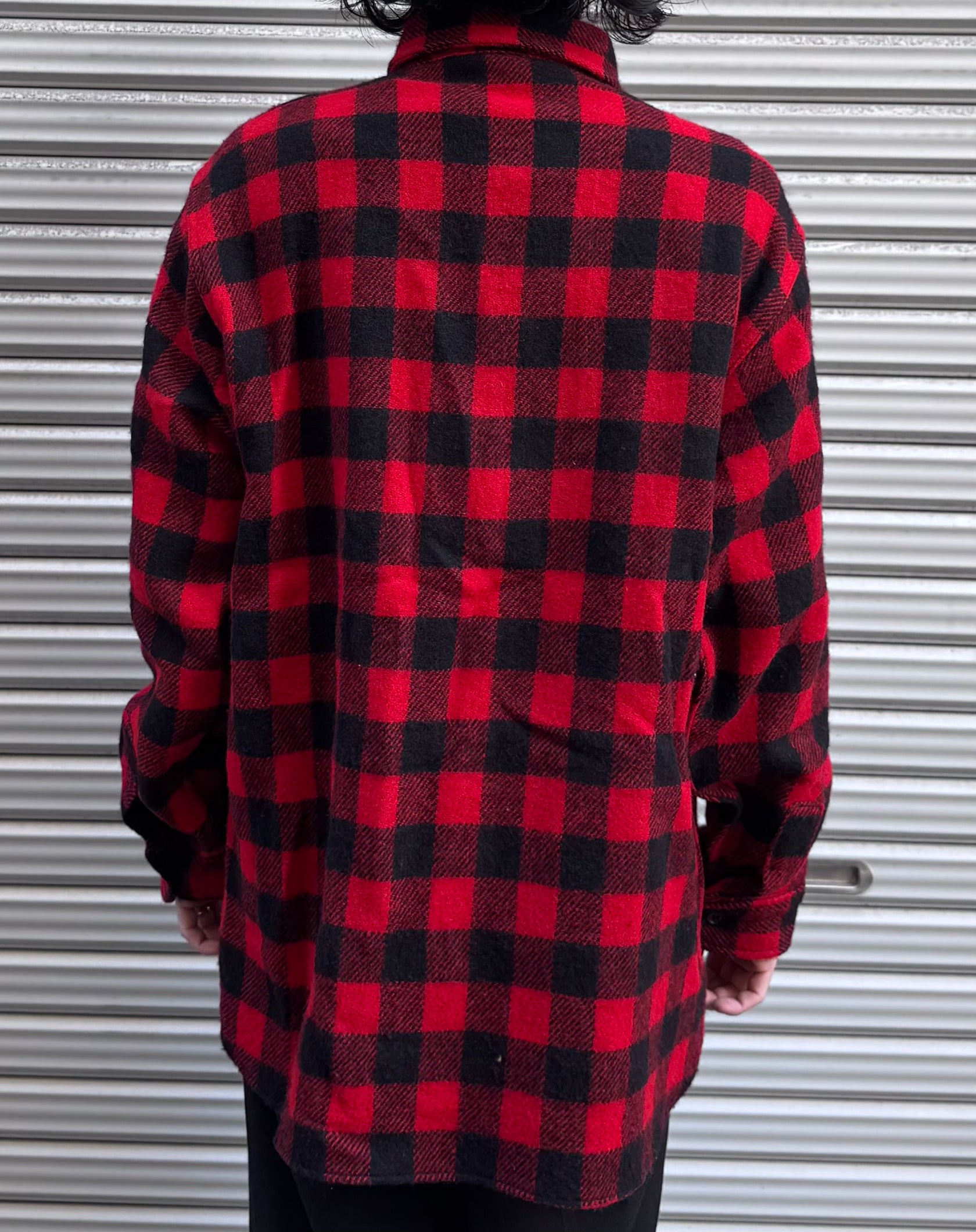 80’s「WOOLRICH」USA製 ウールシャツ