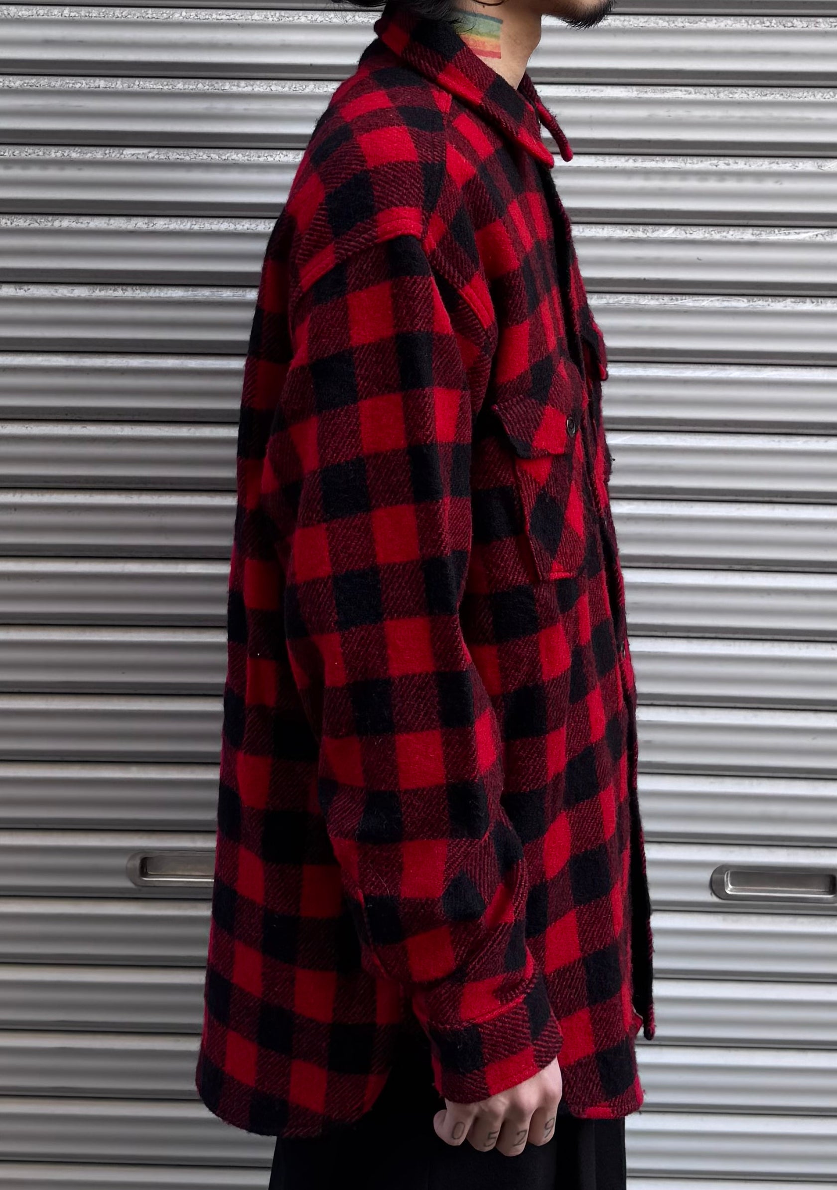 80’s「WOOLRICH」USA製 ウールシャツ