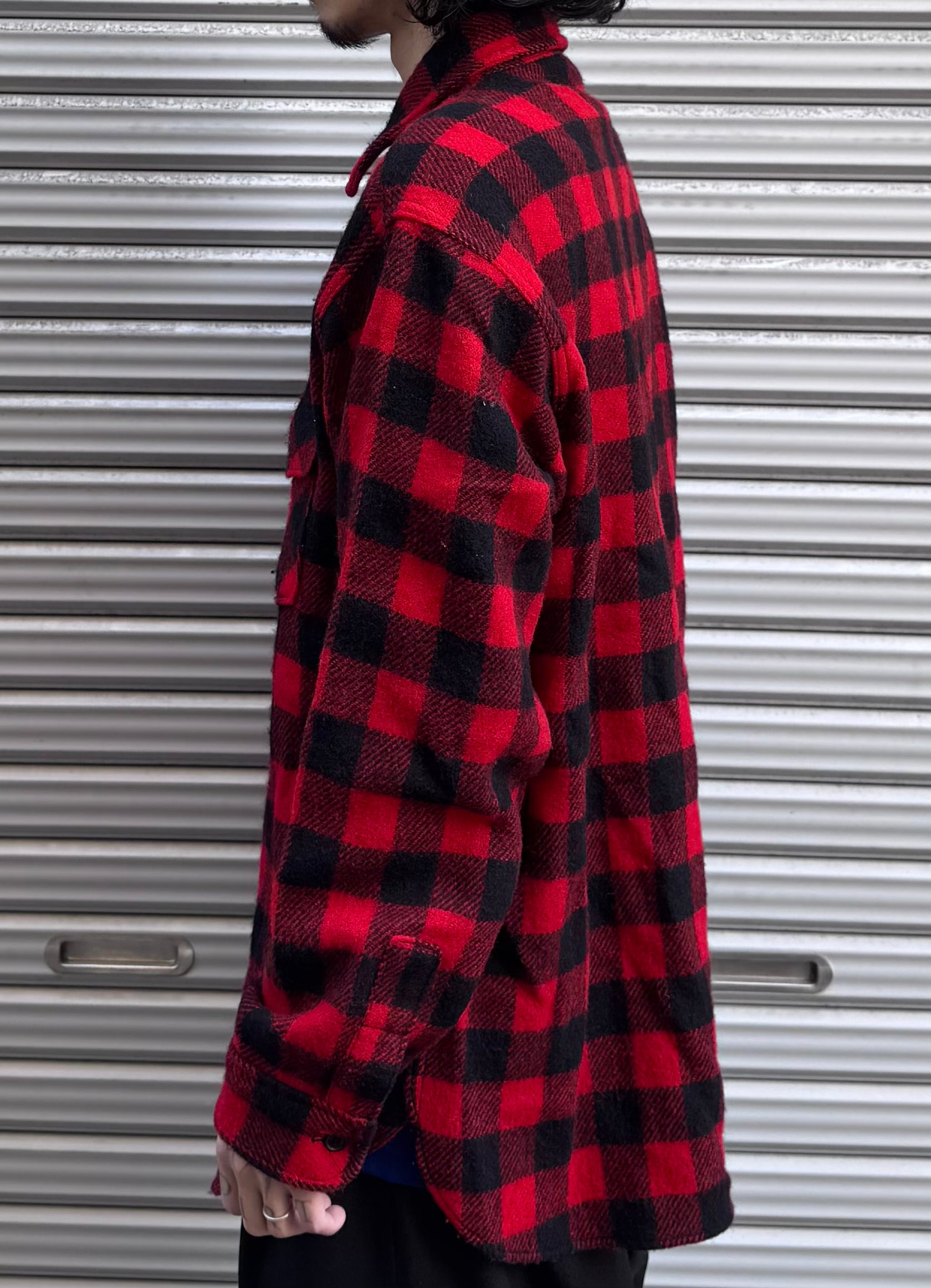 80’s「WOOLRICH」USA製 ウールシャツ