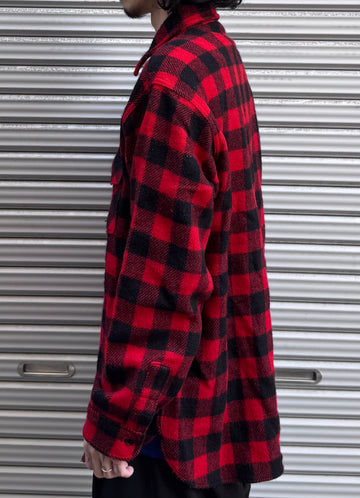 80’s「WOOLRICH」USA製 ウールシャツ
