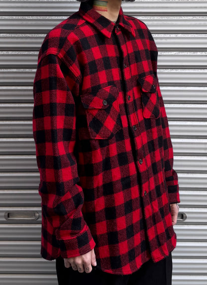 80’s「WOOLRICH」USA製 ウールシャツ