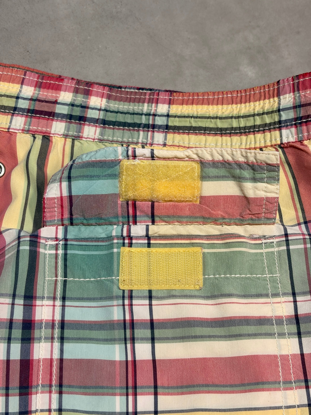 90's POLO BY RALPH LAUREN「チェック柄」スイムショーツ