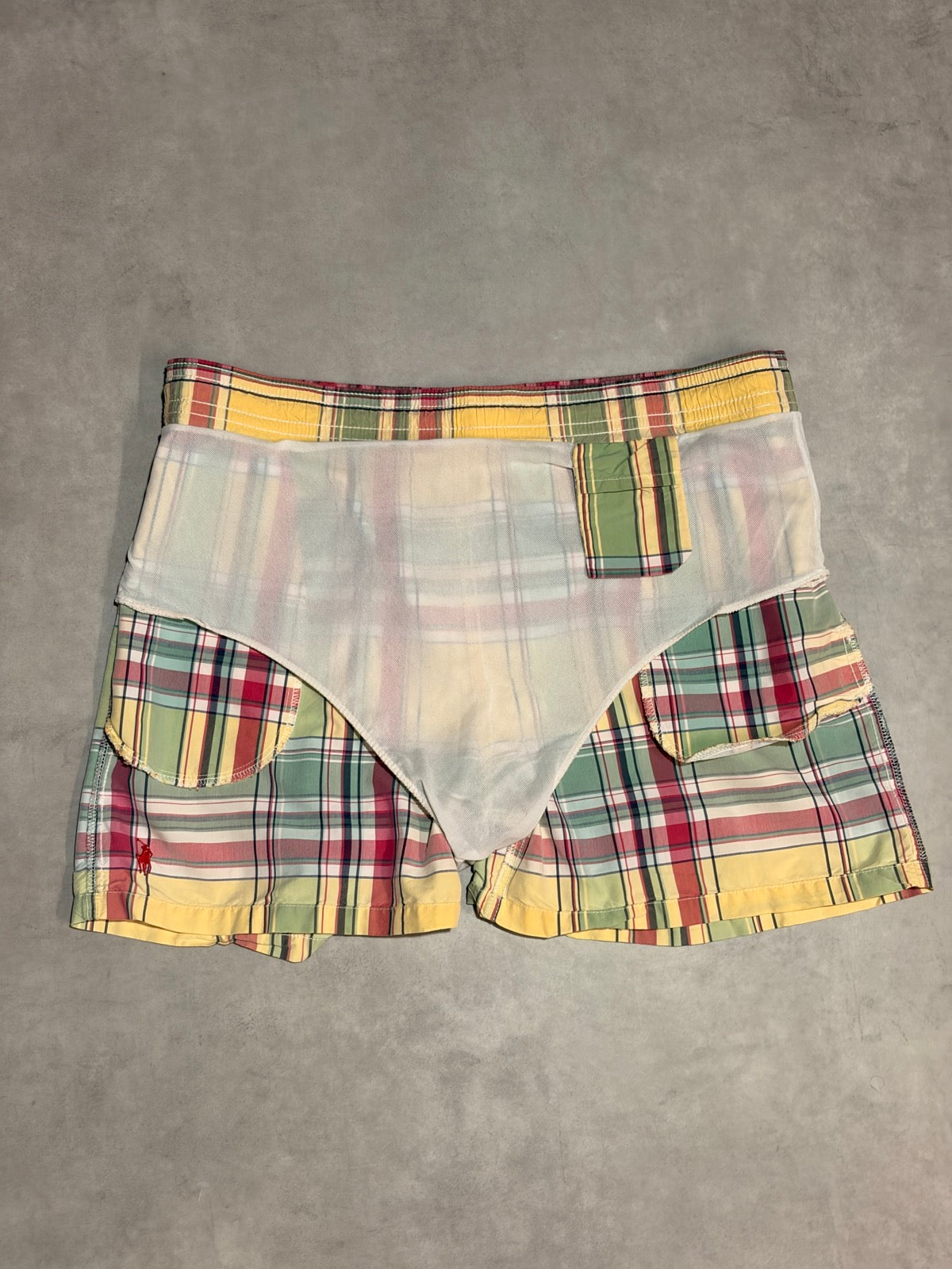 90's POLO BY RALPH LAUREN「チェック柄」スイムショーツ
