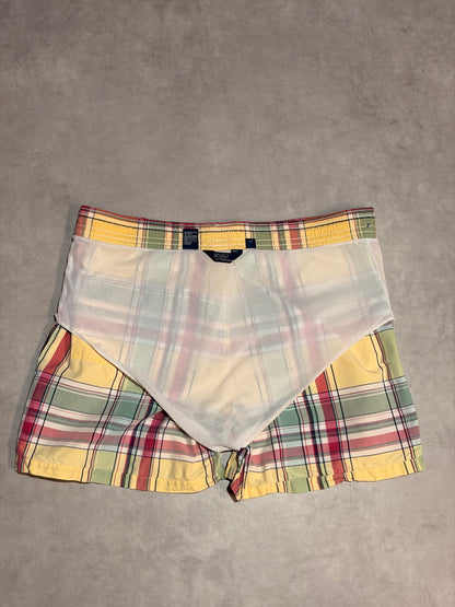 90's POLO BY RALPH LAUREN「チェック柄」スイムショーツ