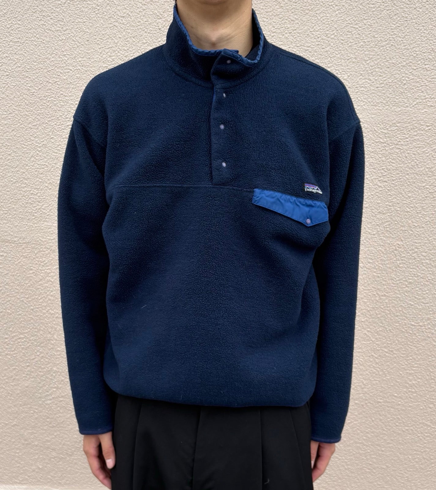 レア 90's patagonia SYNCHILLA スナップT M 90's PATAGONIA「SYNCHILLA Snap-T」フリースプルオーバー – FUJI STORE