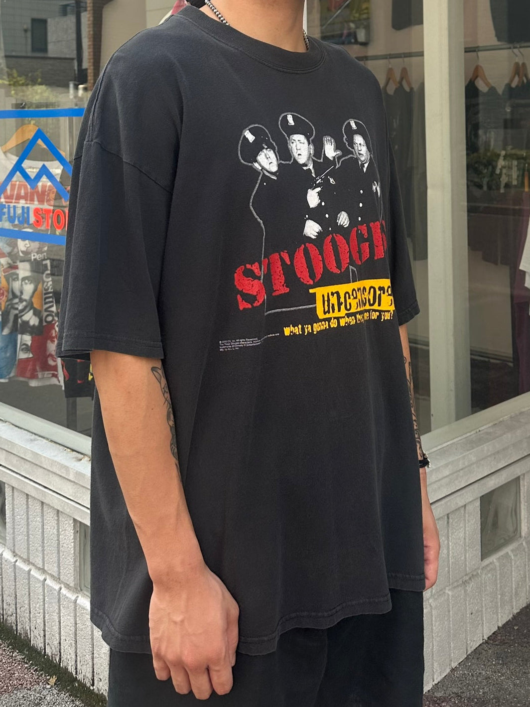 00's STOOGES「Uncensored」バンドTシャツ