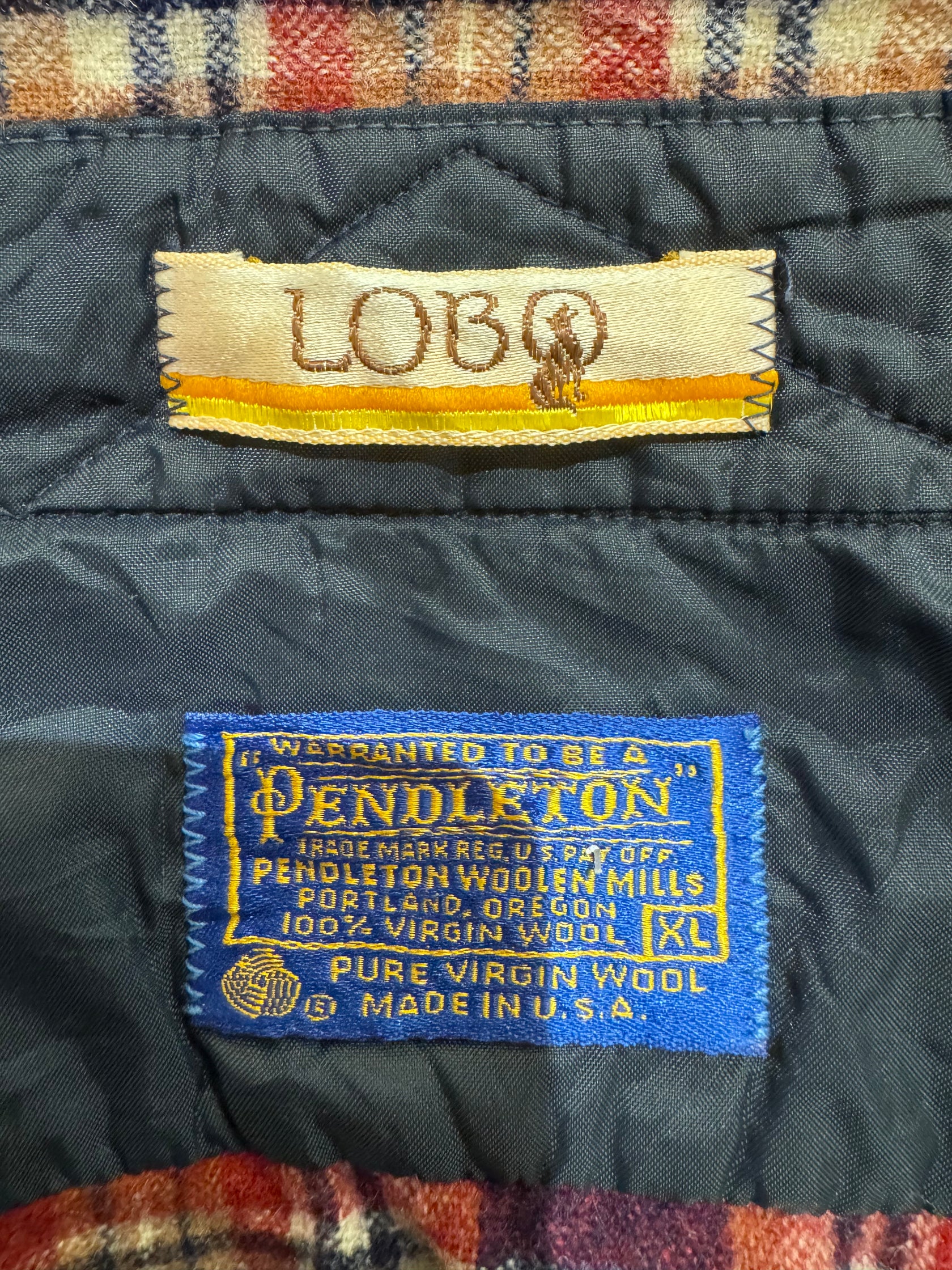 70’s PENDLETON「LOBO」USA製 ウールシャツ