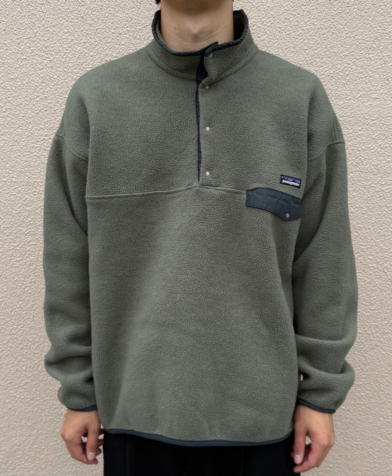 90's PATAGONIA「SYNCHLLA Snap-T」USA製 雪なしタグ フリースプルオーバー