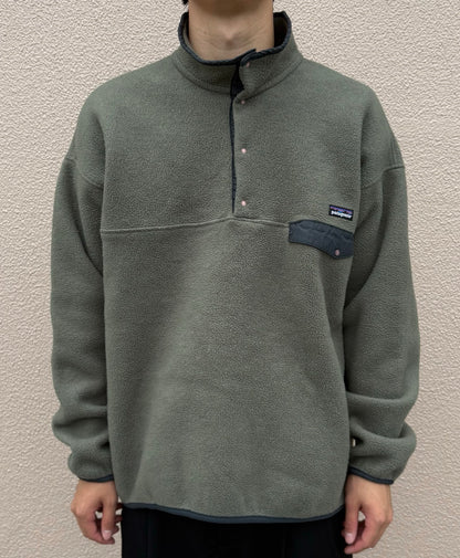 90's PATAGONIA「SYNCHLLA Snap-T」USA製 雪なしタグ フリースプルオーバー