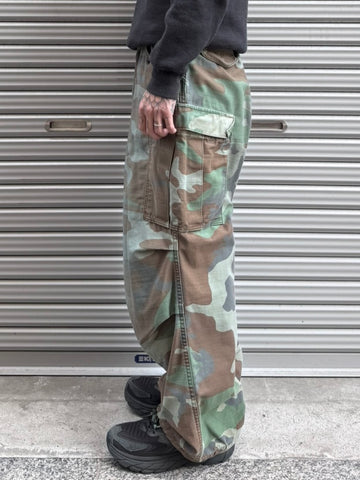 80’s US MILITARY「ウッドランドカモ」カーゴパンツ