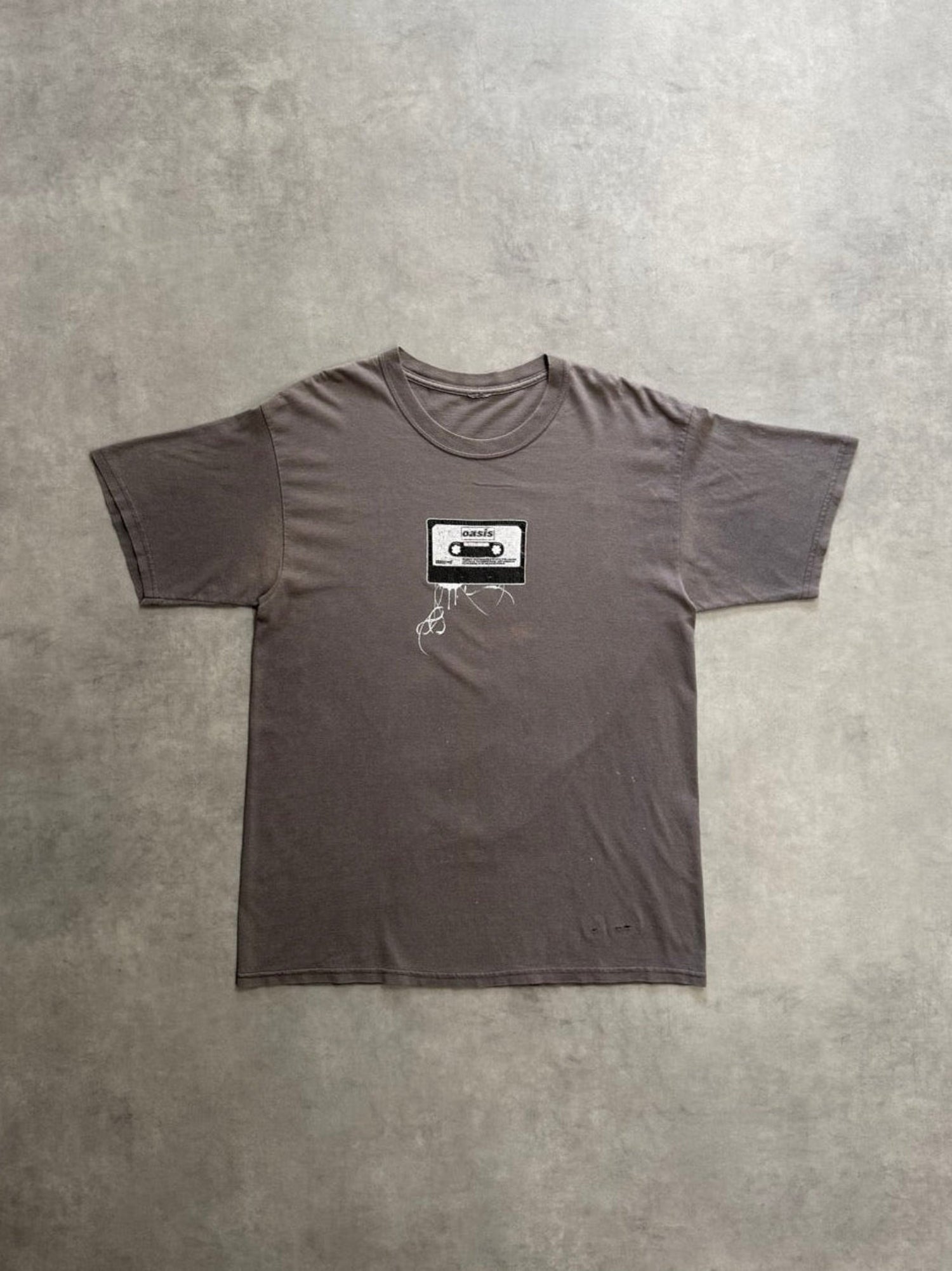00's OASIS「CASSETTE TAPE」バンドTシャツ