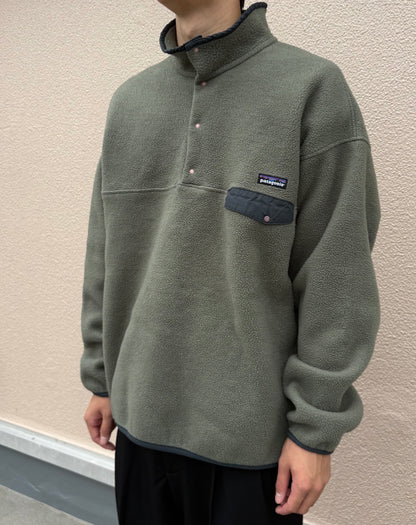 90's PATAGONIA「SYNCHLLA Snap-T」USA製 雪なしタグ フリースプルオーバー