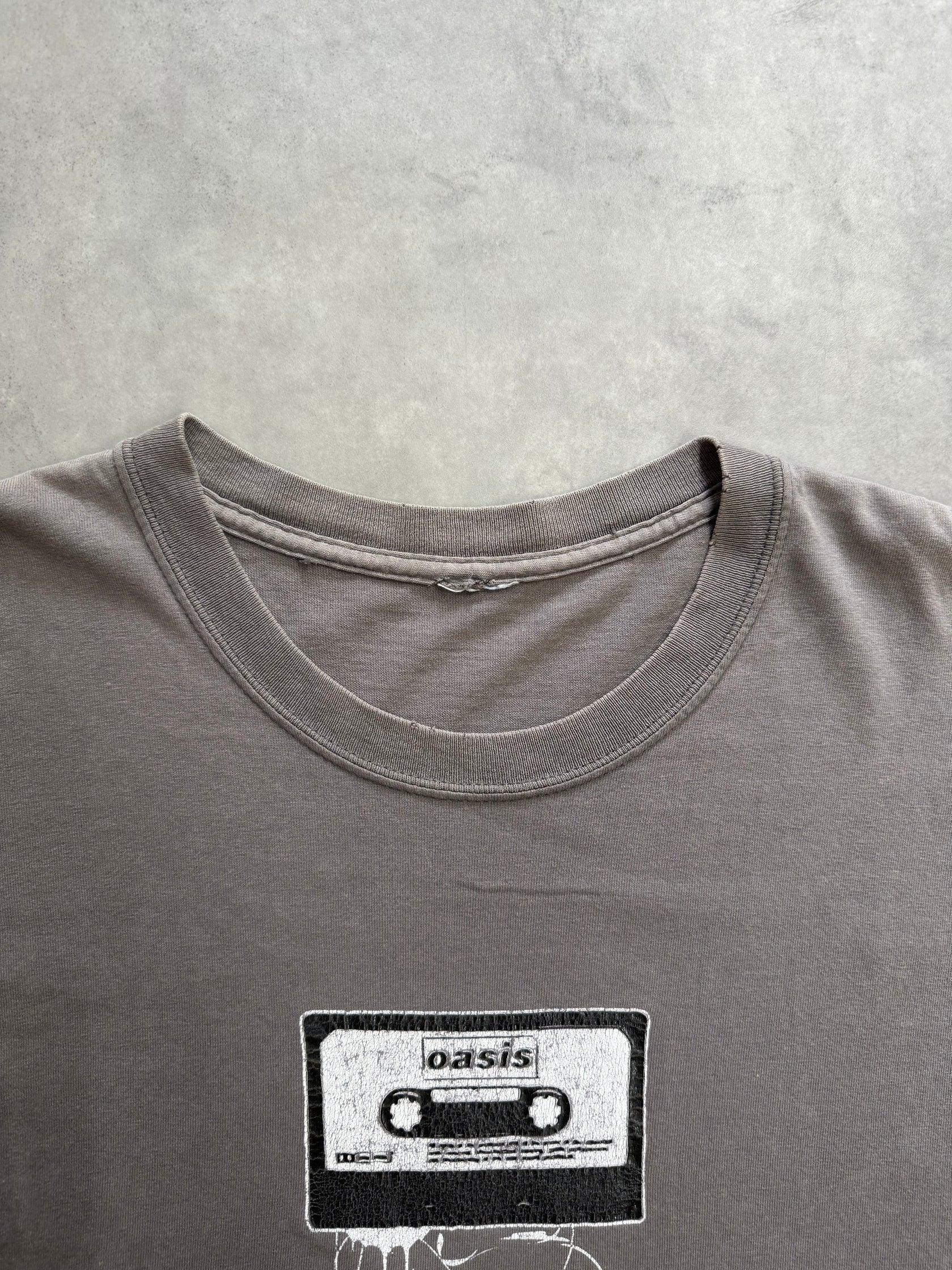 00's OASIS「CASSETTE TAPE」バンドTシャツ