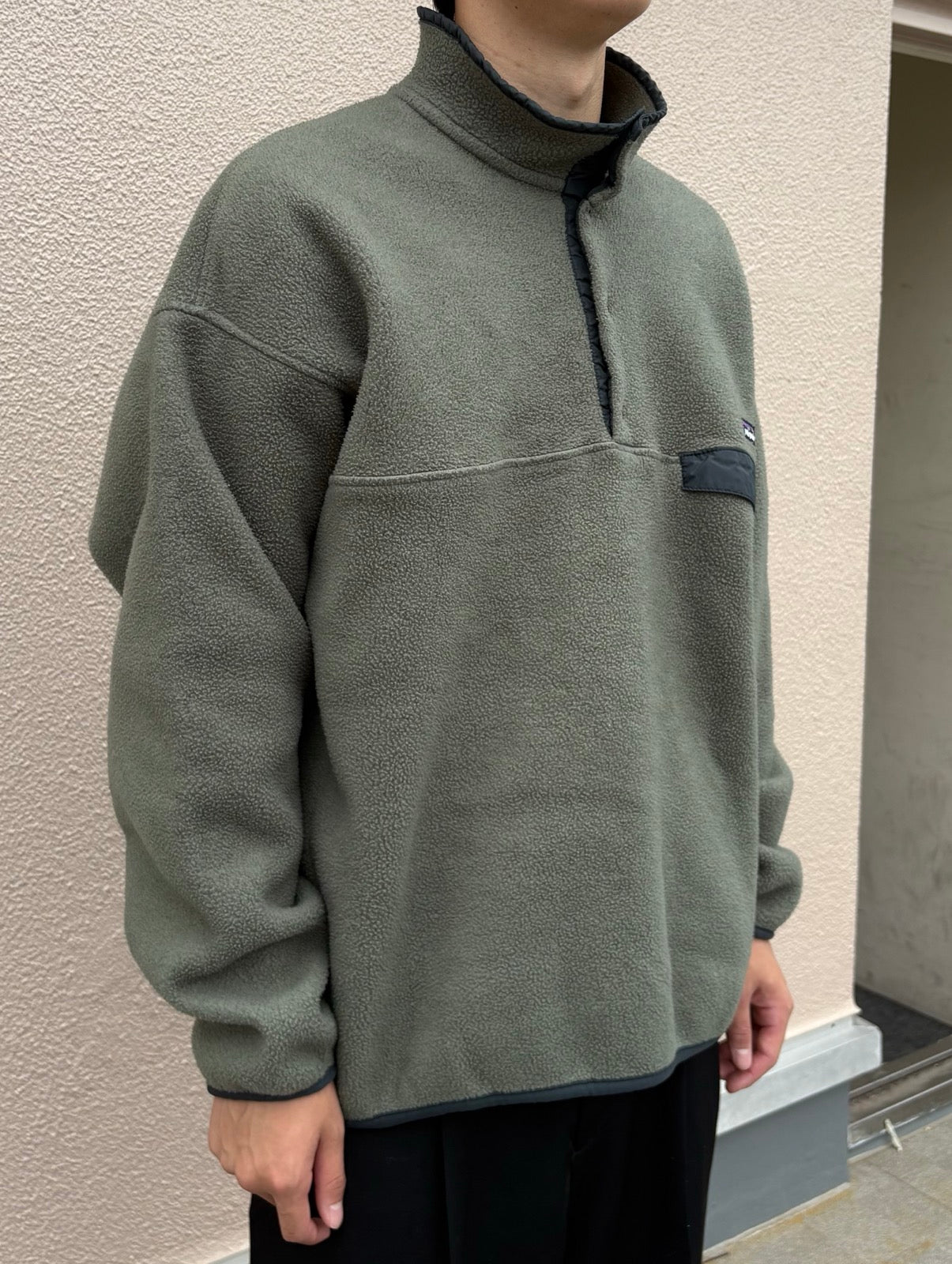 90's PATAGONIA「SYNCHLLA Snap-T」USA製 雪なしタグ フリースプル