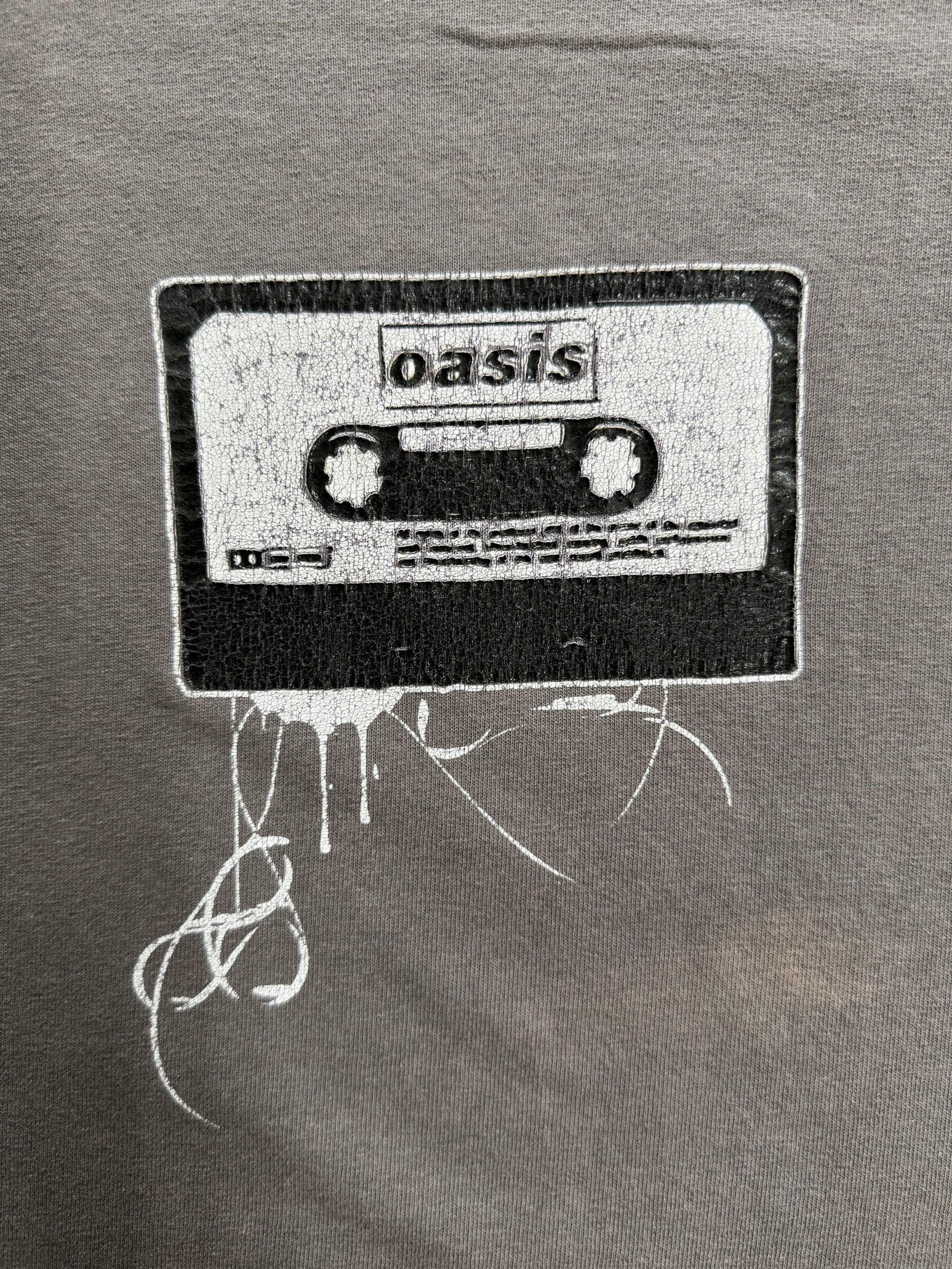 00's OASIS「CASSETTE TAPE」バンドTシャツ
