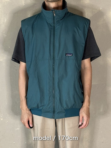 90's PATAGONIA Shelled Synchilla 「雪なし」 ナイロンベスト