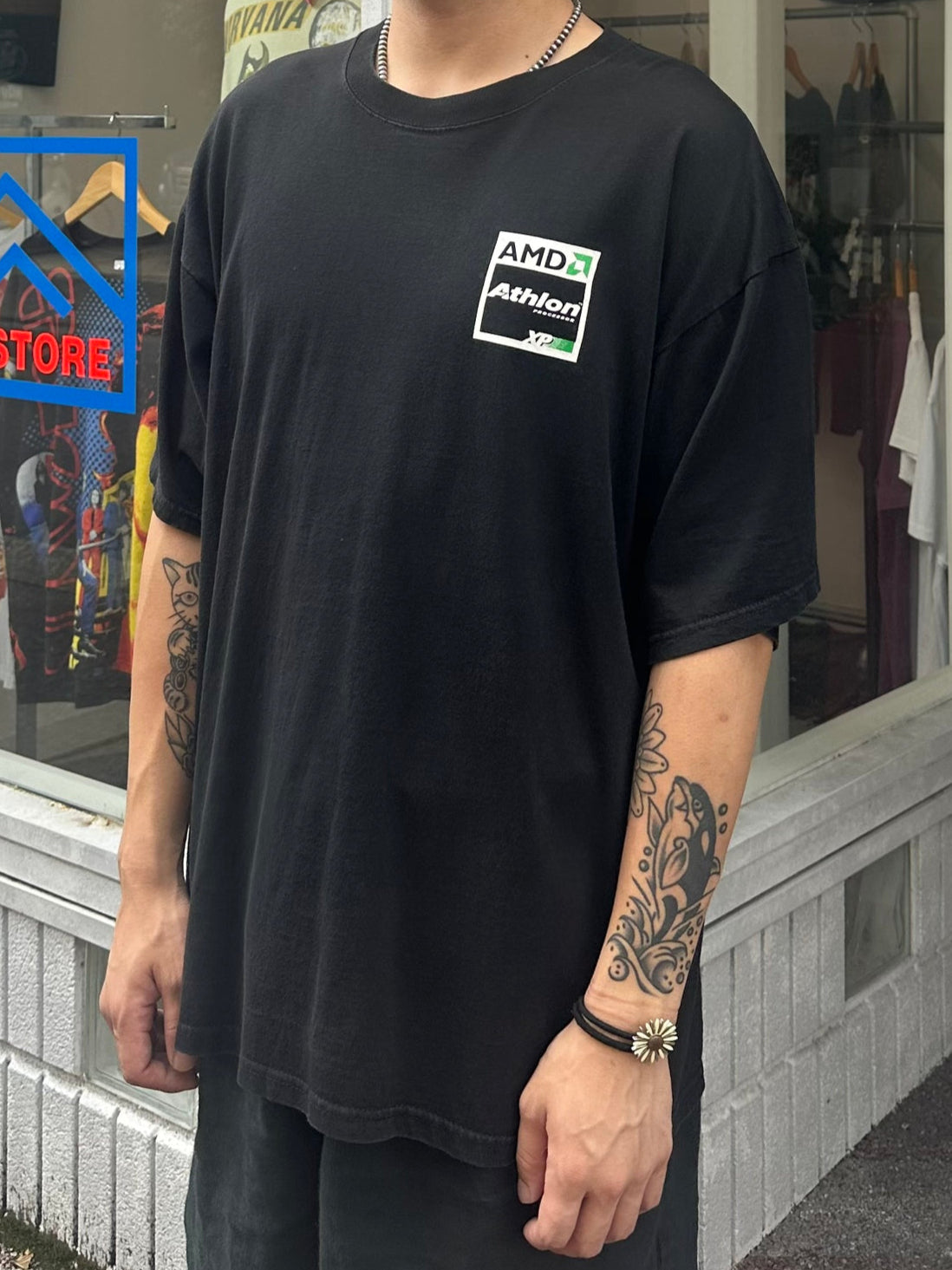 00's AMD 「Athlon」企業Tシャツ　