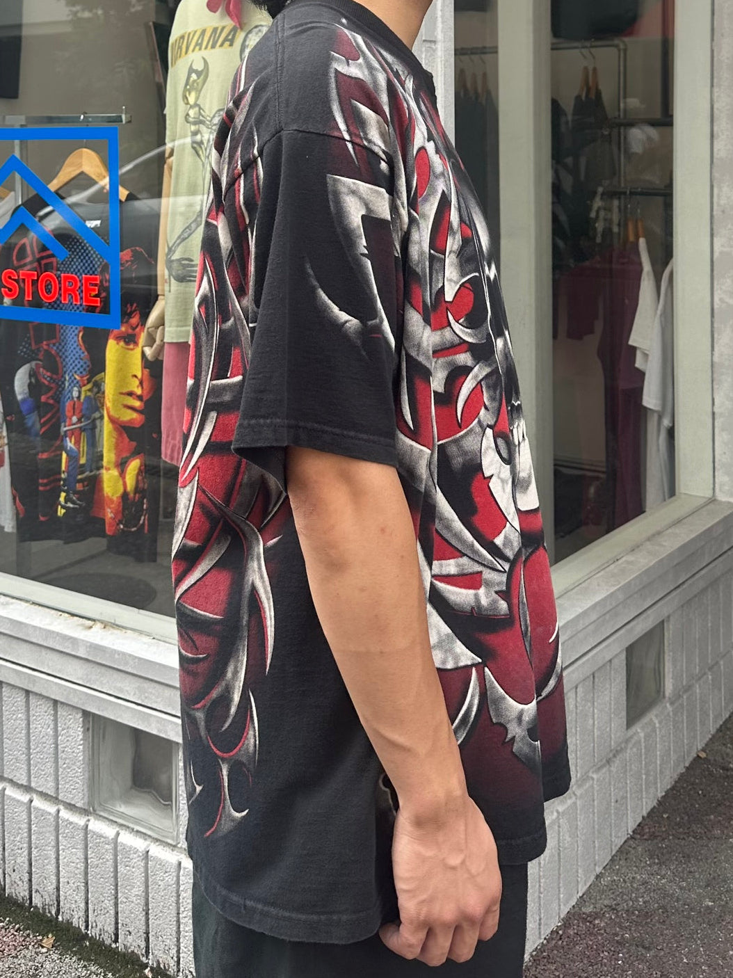 90's LIQUID BLUE 「Skuull」スカルTシャツ