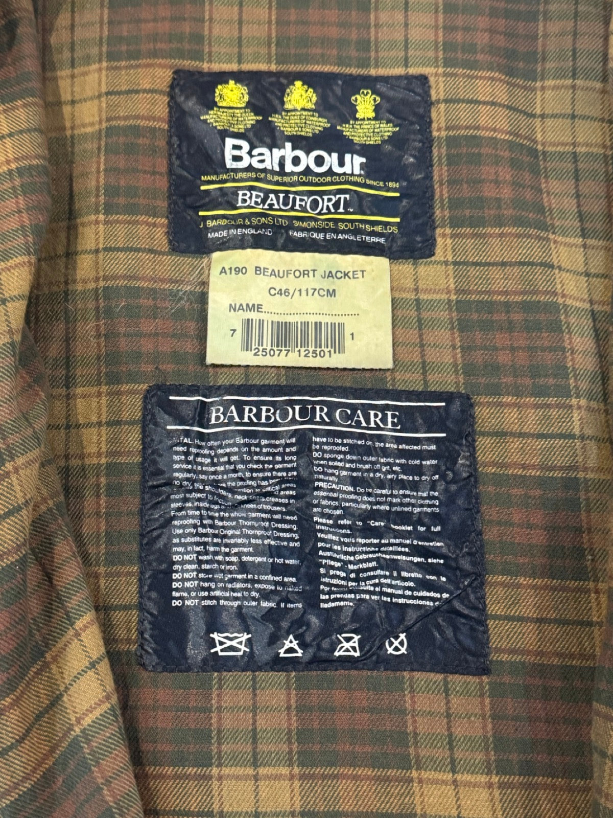 90's BARBOUR 「BEAUFORT」オイルドジャケット