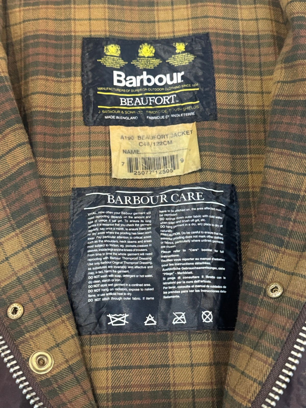 90's BARBOUR「BEAUFORT」オイルドジャケット