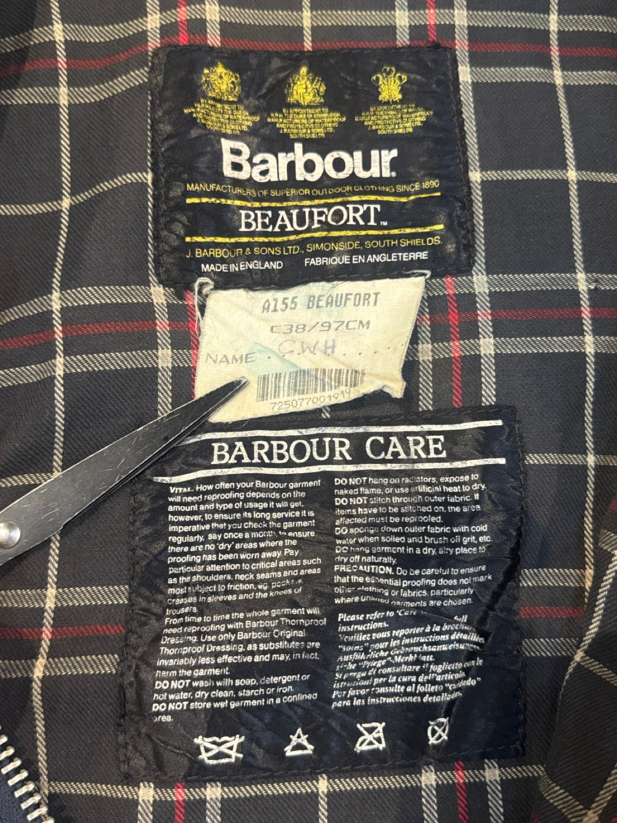 90's BARBOUR「BEAUFORT」オイルドジャケット