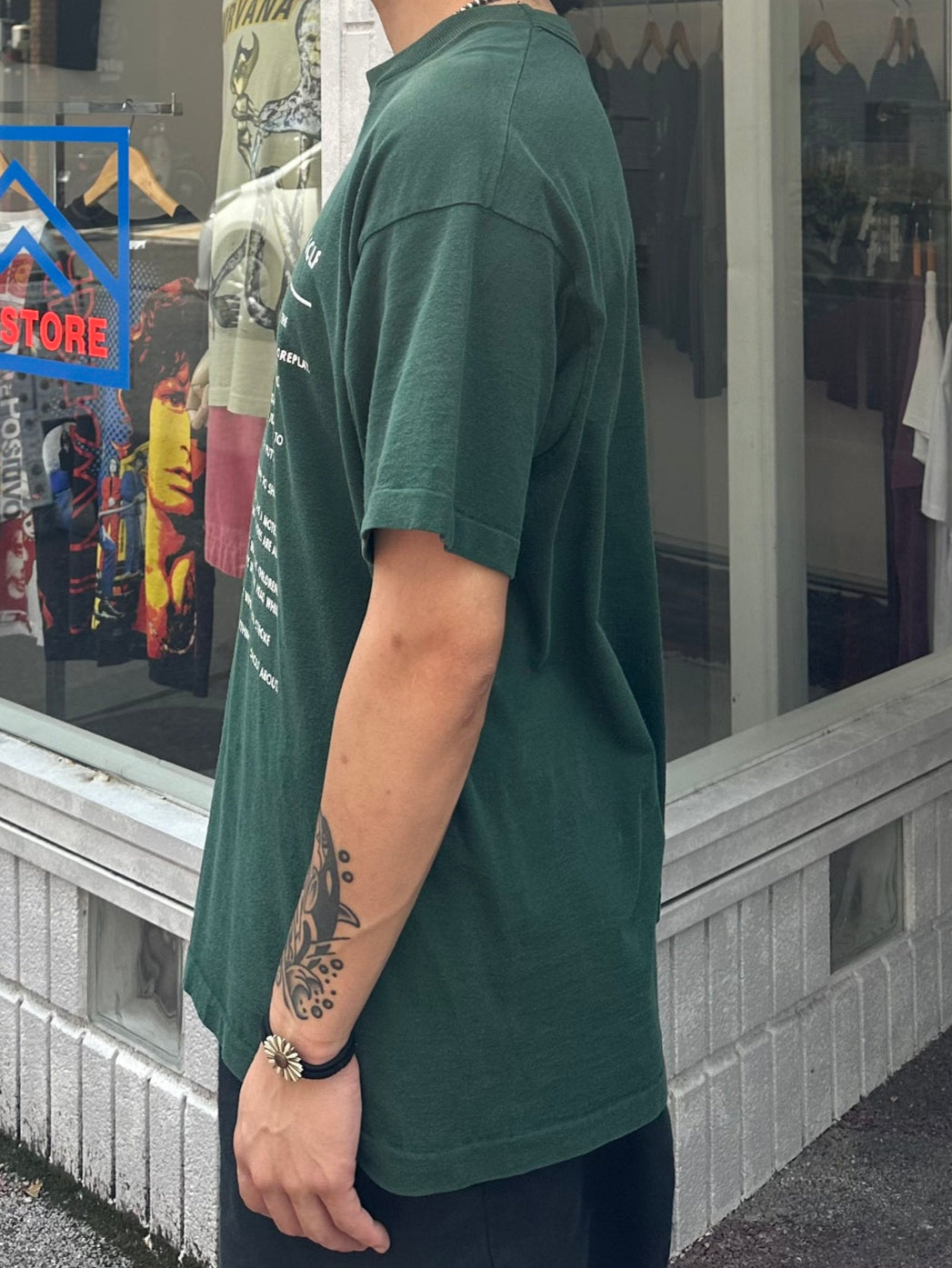 90's 「15 REASONS」メッセージTシャツ