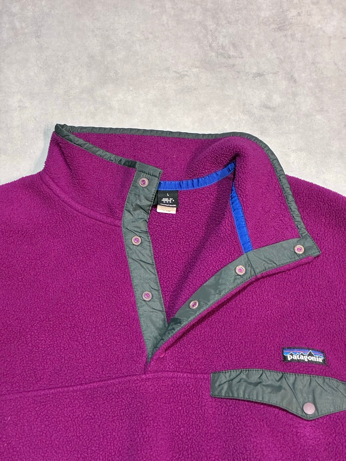 90's PATAGONIA 「Synchilla Snap-T」USA製 フリースプルオーバー