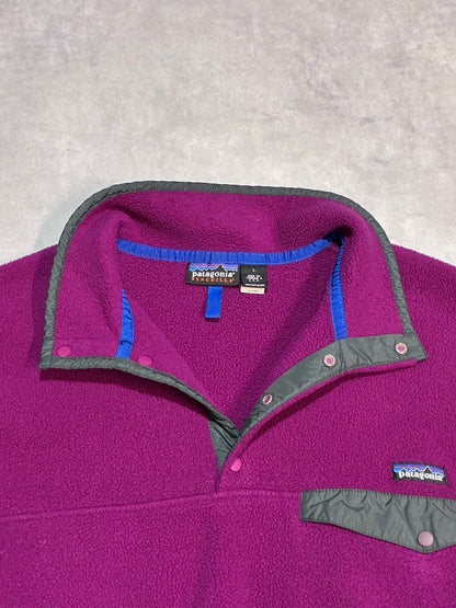 90's PATAGONIA 「Synchilla Snap-T」USA製 フリースプルオーバー
