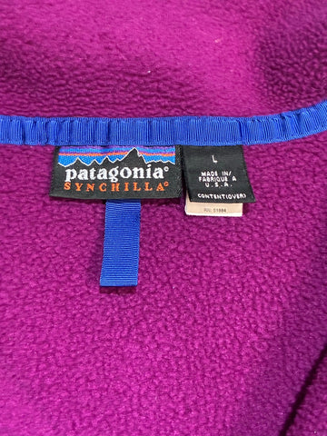 90's PATAGONIA 「Synchilla Snap-T」USA製 フリースプルオーバー