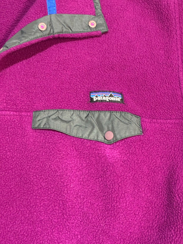 90's PATAGONIA 「Synchilla Snap-T」USA製 フリースプルオーバー