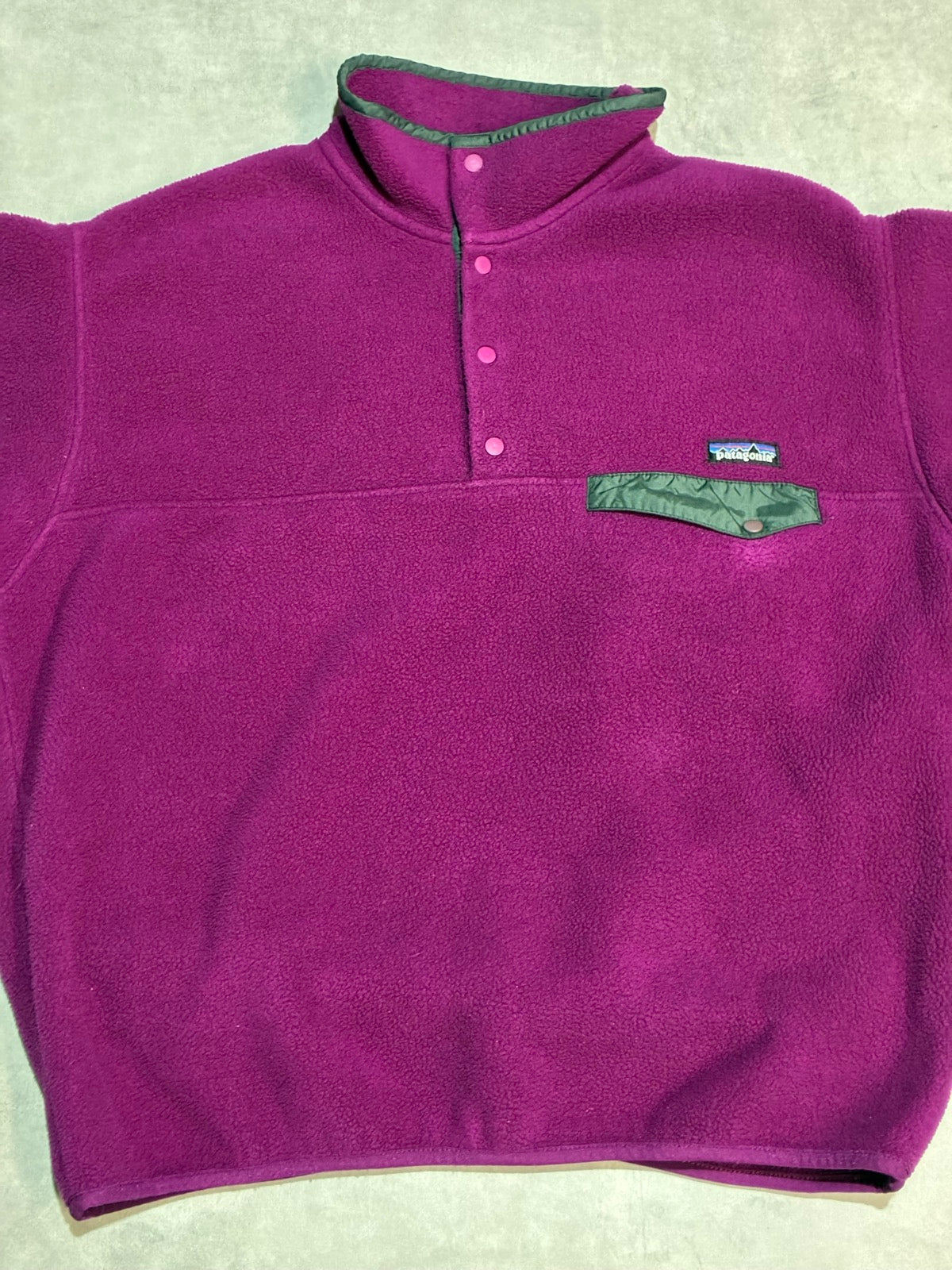 90's PATAGONIA 「Synchilla Snap-T」USA製 フリースプルオーバー