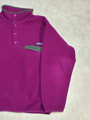 90's PATAGONIA 「Synchilla Snap-T」USA製 フリースプルオーバー