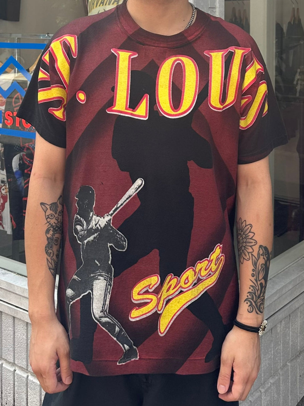 90's MLB「St.Louis」ベースボールTシャツ