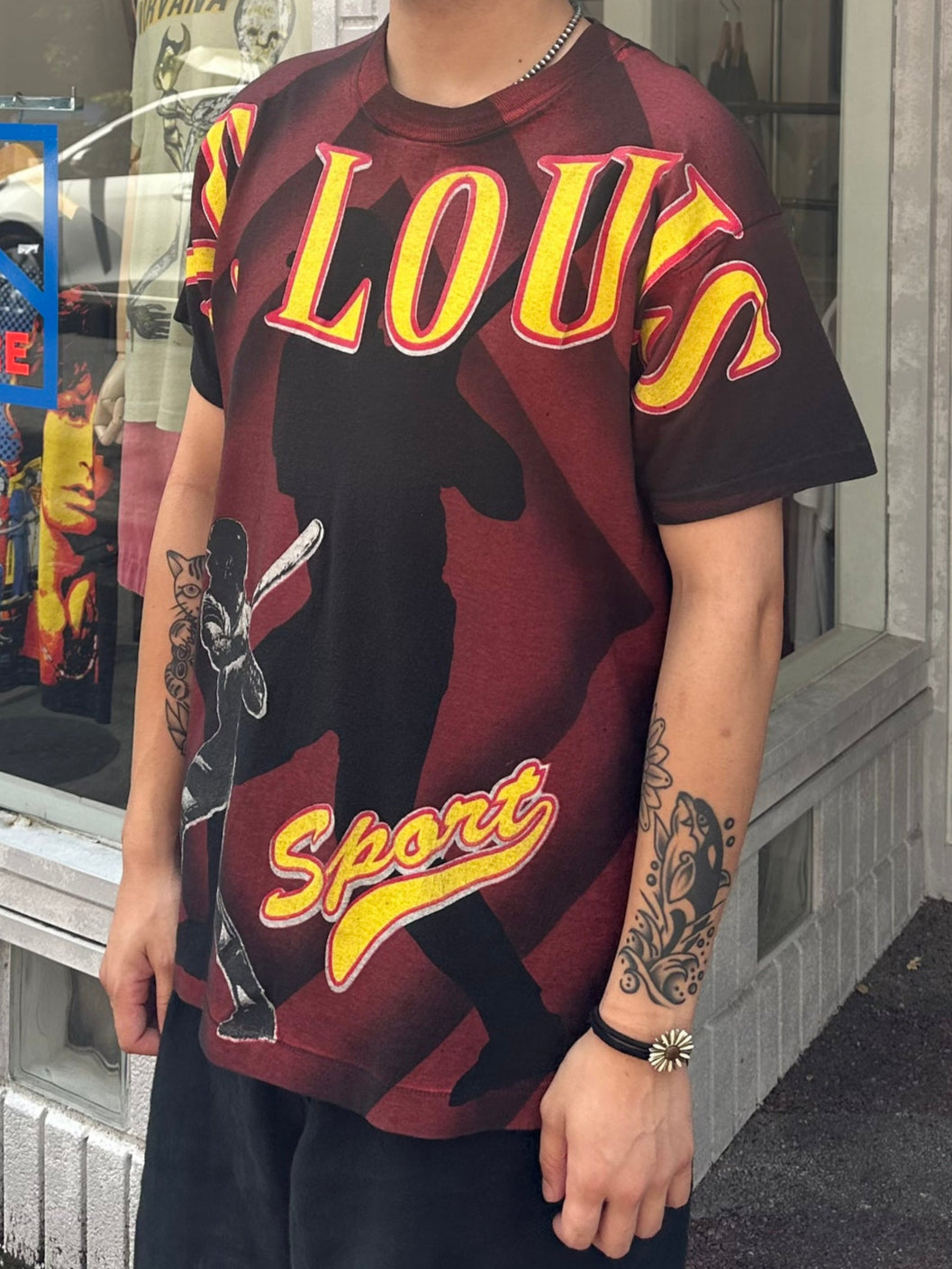 90's MLB「St.Louis」ベースボールTシャツ