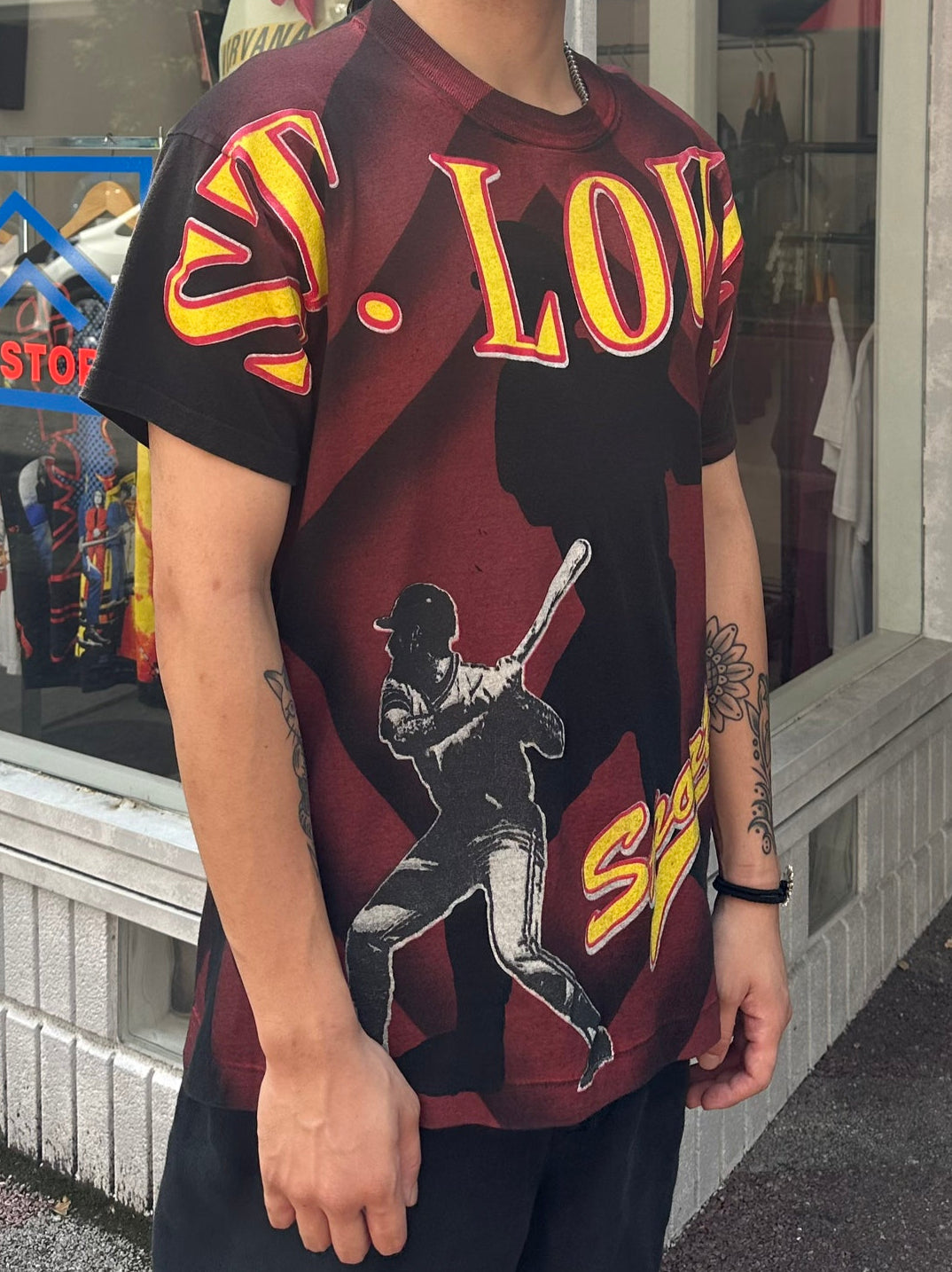 90's MLB「St.Louis」ベースボールTシャツ