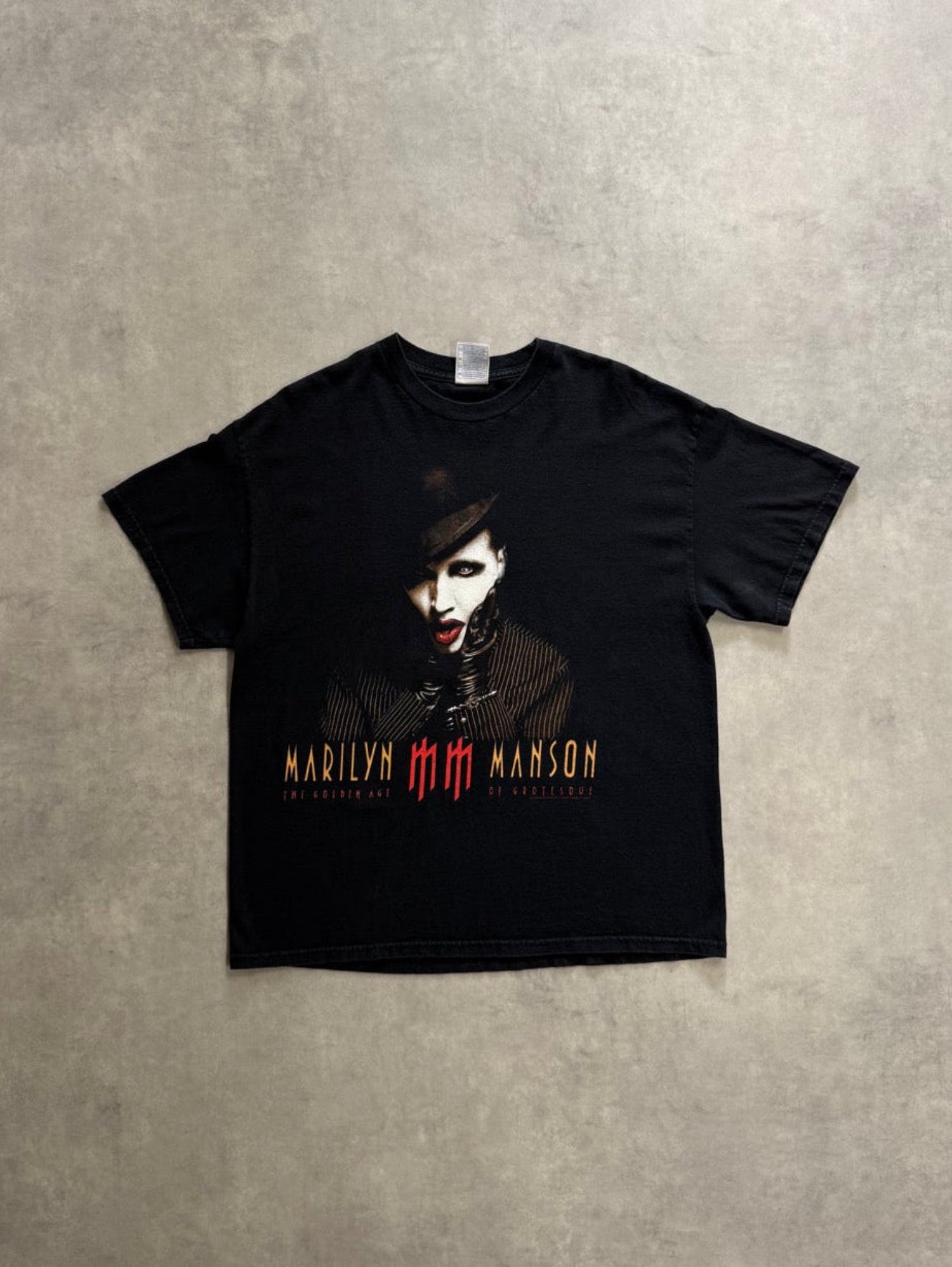 00's MARILYN MANSON「THE GOLDEN AGE OF GROTESQUE」バンドTシャツ
