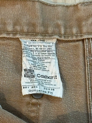 90's CARHART 「DOUBLE NKEE PANT」USA製 ワークパンツ
