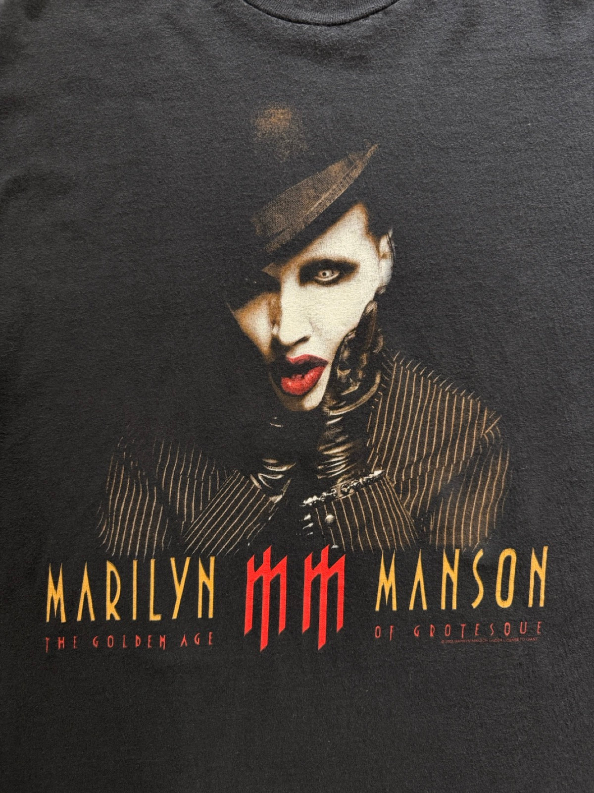 00's MARILYN MANSON「THE GOLDEN AGE OF GROTESQUE」バンドTシャツ